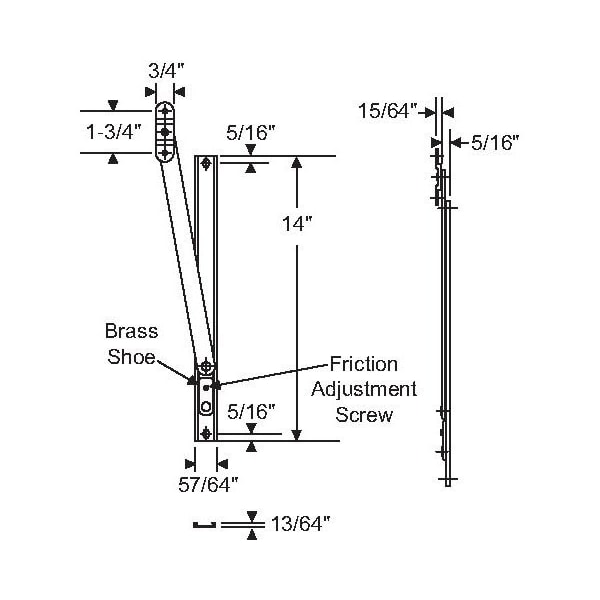 Strybuc Friction Adjuster Heavy Duty 28-14-10-0 - main
